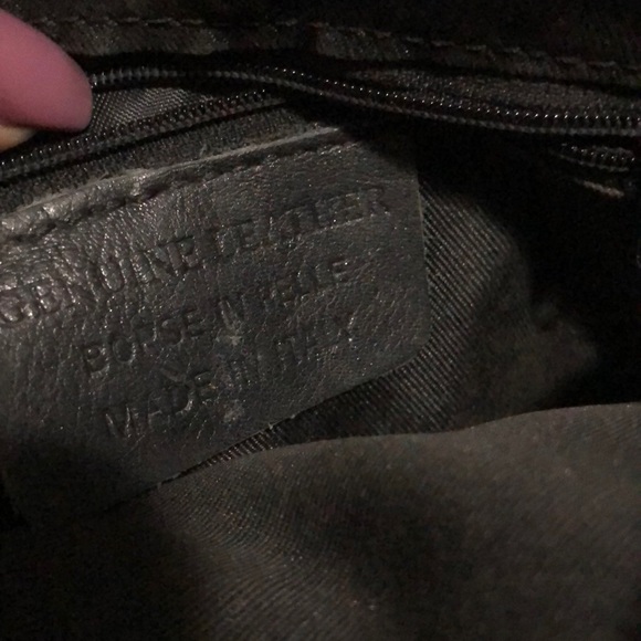 Genuine Italian leather crossbody bag - Picture 4 of 7